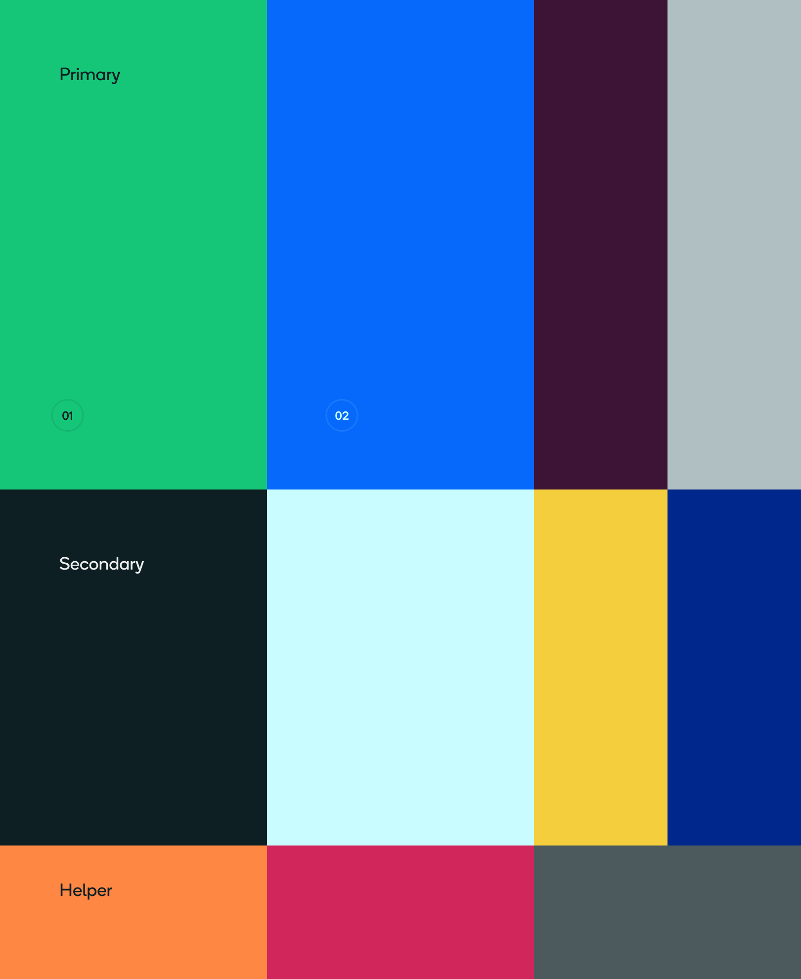 Navigate - Primary fonts, colors, and icon sets - 3